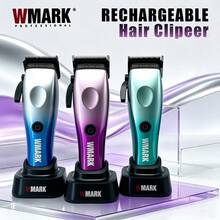 Wmark Hair Clipper Professional Hair Trimmer Hair Clipper Electric Hair Clipper Cordless Clippers Set Adjustable Barber Hair Clipper NG-7013 - Multicolor - View 1
