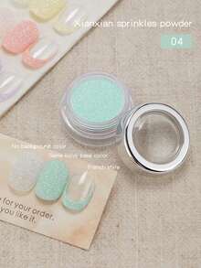 Baoshiman Glitter Fino Sonhador, Pó Decorativo de Glitter Multicolorido Ultra Brilhante, Acessórios Portáteis para Arte de Unhas, Múltiplas Cores Disponíveis, Adequado para Arte de Unhas DIY - Multicolorido - Visão 16