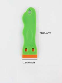 1 Plastic Scraper With 10 Plastic Blades, For Removing Labels And Stickers From Window Glass, Cleaning Floors, Stoves, Car Windows - Multicolor - View 3