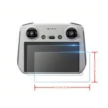 4 piezas Película protectora de pantalla de vidrio templado para RC/RC2, compatible con Mini 4/RC/RC 2 accesorios de control remoto, protección antiarañazos de dureza 9H, bordes suaves y tacto sensible, juego de película protectora de pantalla duradera - Ver 8