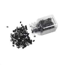 500pcs Hair Extension Micro Ring Beads, 5mm Silicone Lined Beads, Hair Extension Tools, Halloween - Multicolor - View 13