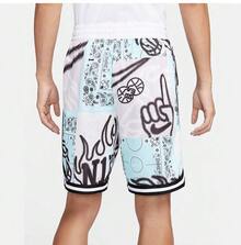 Nike DNA Dri-FIT New Men's Printed Casual Sports Basketball Knit Lightweight Comfortable Shorts HF6151-418 - Multicolor - View 2