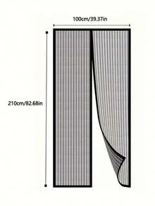 Summer Magnetic Mosquito Door Curtain, No-Drill Mesh Screen Door/Window Bedroom Partition Curtain, Dense Mesh Magnetic Auto-Closing Quiet Mosquito & Insect Protection, Bedroom Kitchen Balcony Living Room Entryway Mosquito Protection, Home Users & Renters, Summer Mosquito Protection Essential, Practical Housewarming Gift, One Curtain Separates Mosquitoes While Allowing Free Entry And Exit Without Stuffiness - A - View 10