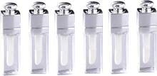 WLngtv 6 Pcs Clear Lip Gloss Tubes, 3ml, Empty Lip Gloss Tubes Containers Clear Refillable Lip Balm Bottles Transparent Mini Lipstick Containers For - White - View 1
