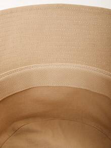 CAMEL CROWN 可正反穿戶外漁夫帽，旅行運動遮陽帽，休閒帽 - 卡其 - 查看 3
