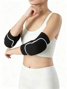 1pc New Summer Outdoor Foam Elbow Pads, Women's Professional Fitness Elbow Sleeves, Joint Protection, Suitable For Plank Training And Arm Elbow Support - Multicolor - View 8