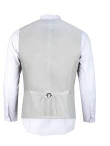 Men's Solid Color Formal Suit Vest, Wide Pocket Design, Suitable For Business, Wedding, Party, Can Be Paired With Men's Suit Set - White - View 6
