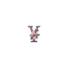 1/26pcs Computer Embroidered Floral Multi-Color English Letter A-Z Badge Patch, Clothing Accessory Decorative Patch With Back Adhesive Embroidery Fabric - Multicolor - View 33