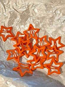 10/20/50pcs Women's Halloween Y2K Star Metal Hair Clips, Daily Use Claw Clips Hair Pins, School Supplies, Women's Hair Accessories, Hair Clips - Regular Model - View 2