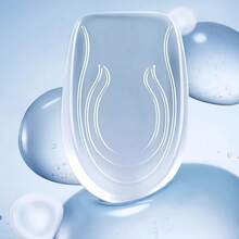 1 Pair 3cm High Elastic Transparent Silicone Invisible Height Increasing Insoles, Soft Shock Absorption Comfortable For Long Wear, Invisible Fit For Various Shoes And Sneakers, Discreetly Enhance Body Shape, Essential For Daily Outfits, Practical Gift Accessory - Multicolor - View 3