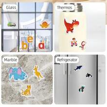 Reusable DIY Sticker Book, Multi-Scene Multi-Theme Bubble Stickers, Portable Quiet Busy Sticker Book, Children's Sticker Toy Gift - Multicolor - View 12