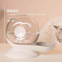 2.8L Snail Water Fountain, Automatic Circulation Without Electricity, Pet Cat Water Bowl Drinking Device, Cat Supplies - Multicolor - View 8