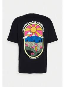 Camisetas de hombre, Conjuntos de verano para hombre, Ropa urbana Y2K, Camisetas de algodón, Camisetas de mujer, Estilo de los 90, Regalos para el Día del Padre - Negro - Ver 4