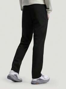 Adidas Men's WUZONG WEN KN P Sports Knit Long Pants KG0842 - Black - View 2