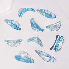 5 Pairs Eyelash Lift Pads, Shell-Shaped Jelly Silicone Eyelash Curl Pads, Eyelash Lift Pads - Multicolor - View 6