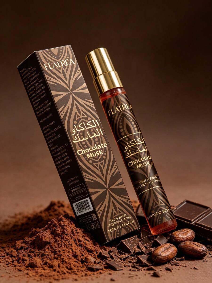 1pc Chocolate Musk Fragrance Spray, Long-Lasting Natural Fresh Scent, Portable Air Freshener Mist, Ideal Scent For Bedroom, Room Decor & Car Interior, Perfect For Gatherings, Parties And Birthday Gifts - A - View 1