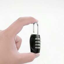 Popular 4-Digit Password Padlock 6-Color Gym Locker Anti-Theft Combination Lock Luggage Travel Safety Lock Zinc Alloy Hardware - A - View 4