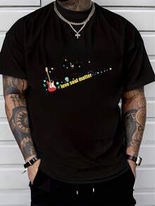Men T-Shirts - Black - View 6