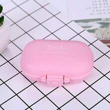 1pc/Pcs Macaron Pill Box, Plastic Pill Box, Portable Mini, 4-Compartment Storage Box, Pill Box, Portable Medicine Box, Plastic Storage Pill Box For Travel - View 12