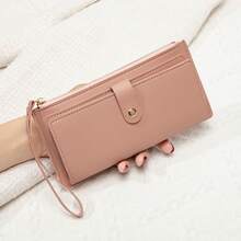 FOREVER MIYIN Card Holder Long Wristlet Wallet For Women, Multiple Colors Portable Mini Purse Bag, Coin Zipper Handheld Handbag Daily Travel Storage - Multicolor - View 13