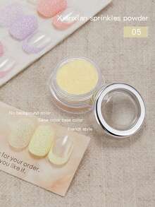 Baoshiman Glitter Fino Sonhador, Pó Decorativo de Glitter Multicolorido Ultra Brilhante, Acessórios Portáteis para Arte de Unhas, Múltiplas Cores Disponíveis, Adequado para Arte de Unhas DIY - Multicolorido - Visão 15