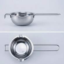 Candle Making Pouring Pot With Heat-Resistant Handle, Wax Melting Pot, DIY Handmade Soap Making For Beginners, 400/600/1200ml - Stainless Steel - View 9