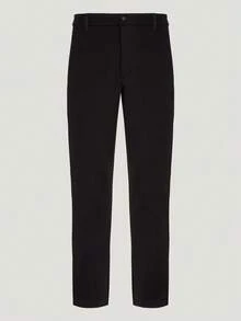 Adidas Men's WUZONG WEN KN P Sports Knit Long Pants KG0842 - Black - View 3