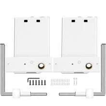 Kit de mecanismo de montaje en pared con resorte, capacidad de carga resistente de 250 kg, kit de bricolaje, soporte de cama para cama Murphy de 0,9 a 1,2 m cama Queen horizontal, blanco - Blanco - Ver 8