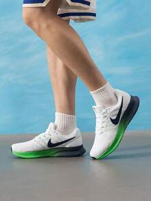 Men's Running Shoes NIKE RUN SWIFT 3 Daily Outdoor Breathable Mesh Casual Sports Running Shoes DR2695-124 - White/Green/Black - View 6