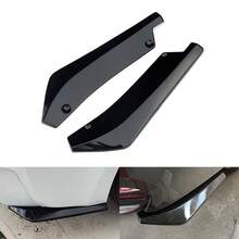 2pcs Car Rear Bumper Lip Diffuser Spoiler Set - Durable ABS, Easy Installation, Includes Screws, Enhanced Sporty Appearance, Fits All Car Models, Auto Accessories - Multicolor - View 5