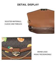 Michael Kors Soho 印花女士單肩斜跨手提包 35S6G1SC5V 棕色 - 棕色35S6G1SC5V BROWN - 查看 9