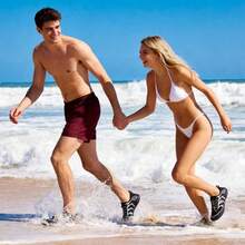 ZIITOP Water Shoes For Women, Wide Toe Box, Barefoot Quick Drying, Suitable For Beach Or Swimming - Black Silver - View 3