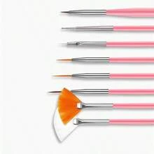 15pcs Pottery Brush Tools Dotting Pattern Dot Pens Brush Acrylic Pen Rocks Ceramics Painting Brush Nail - 15-piece Oil Painting Brush Set - View 3