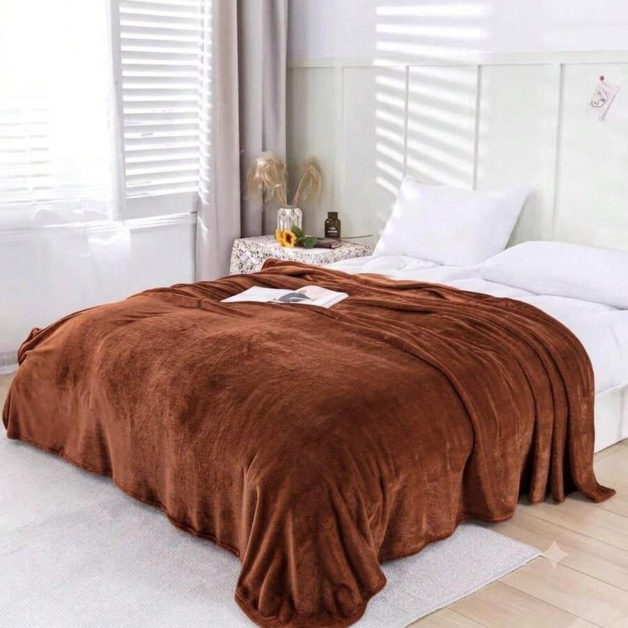 Bed Blankets & Towel Blankets - Brown - View 1