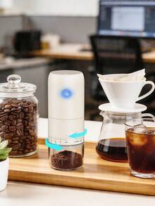 CLITON Hadiah Kopi Liburan Premium yang Elegan, Penggiling Kopi Elektrik Portabel untuk Perjalanan dengan Mata Pisau Keramik, Pengisian Cepat Type-C, Penggiling Kopi Mini yang Dapat Diatur dengan Satu Tombol, Ringkas untuk Pojok Kopi di Rumah, Berkemah, Perjalanan Darat & Penggunaan di Luar Ruangan - MultiWarna - View 10