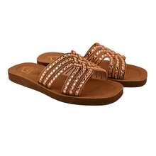 Nomadas Elegant Comfortable Versatile Flat Sandals - Rose Gold - View 3