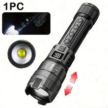 1/10PCS Ultra-Bright Rechargeable LED Flashlight Zoomable Built-In Battery Torch For Outdoor Camping Fishing Home Emergency Lighting - Flashlight - View 11