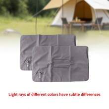 2pcs-Inflatable Travel Pillow, Portable Ultra-Light Inflatable Camping Pillow With Neck And Waist Support, Washable Inflatable Pillow, Suitable For Airplane, Car, Office Nap, Hiking, Backpacking, Multi-Functional Travel Pillow, Suitable For Various Occasions - Multicolor - View 13