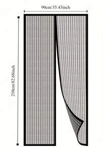 Summer Magnetic Mosquito Door Curtain, No-Drill Mesh Screen Door/Window Bedroom Partition Curtain, Dense Mesh Magnetic Auto-Closing Quiet Mosquito & Insect Protection, Bedroom Kitchen Balcony Living Room Entryway Mosquito Protection, Home Users & Renters, Summer Mosquito Protection Essential, Practical Housewarming Gift, One Curtain Separates Mosquitoes While Allowing Free Entry And Exit Without Stuffiness - A - View 11