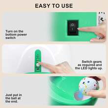 1 Buah Peluncur Bola Hewan Peliharaan Pintar Baru, Dapat Diisi Ulang USB, Baterai Tahan Lama, Jangkauan Jauh, Peluncur Bola Tenis Elastis Luar Ruangan, Mesin Pelempar Otomatis, Ukuran Sempurna untuk Anjing Kecil dan Sedang, Teman Bermain Bersama untuk Anjing dan Kucing Peliharaan Anda, Tersedia Berbagai Pilihan Warna, Termasuk 6 Bola, Perlengkapan Anjing, Perlengkapan Kucing - MultiWarna - View 7