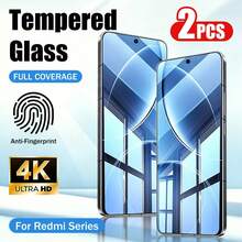 Yezodawee 2 buah Pelindung Layar Kaca Tempered 9D Definisi Tinggi dengan Perekat Penuh, Kompatibel dengan Redmi Note 9/Note 10/Note 11/Note 12 Pro/9/10, Pelindung Layar Cakupan Penuh - Clear - View 28