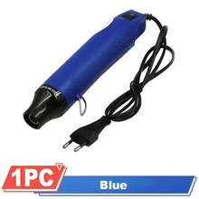 Pistola de aire caliente de 220V con temperatura ajustable Soplador de aire caliente eléctrico Pistola de aire caliente para película de coche Herramienta de termocontracción para soldadura de grado industrial Pistola de aire caliente con tubo telescópico Reparación del soplador de película termorretráctil Pequeño - Rosa Roja - Ver 3