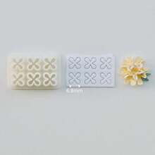 6 Grid Mini Flower Petal Polymer Clay Cutter Mold Set, Hydrangea Blossom Cutter For DIY Earrings, Jewelry Making, Clay Craft Tools - Hydrangea Bloom - View 17