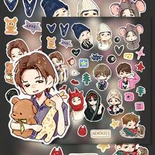 Cartoon Celebrity Portrait Decorative Sticker Set, Waterproof Vinyl Character Stickers, Suitable For Laptop, Water Bottle, Planner, Scrapbook, Fan Collection - Multicolor - View 13
