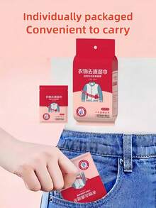 20/40/80pcs Portable Wet Wipes, Quickly Remove Oil And Lipstick Stains From Clothes, Travel Emergency Stain Removal, Gentle Deep Cleaning For Clothes And Shoes, Suitable For Travel/Kitchen/Bathroom/Home - Multicolor - View 3