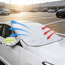 Car Sunshade, Heat Insulation Sun Curtain, Snow Shield, Front Windshield Sun Umbrella, Window Privacy Curtain, Car Cover, Side Shield, Summer Sun Protection And Heat Insulation, Winter Snow And Frost Protection - A - View 2