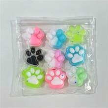 6/9/12/18er Set Katzenpfoten Squishy Spielzeug, weiche Drückspielzeuge für die Fingerspitzen, niedliche langsam zurückfedernde Stressabbau-Sensorikspielzeuge, geeignet für Kinder, Teenager, Erwachsene, Zuhause, Büro, Klassenzimmer Schreibtischspielzeug, Geburtstagsgeschenke, Partygeschenke, Osterkorb Füllungen - Verschiedenfarbig - Übersicht 14