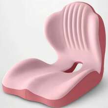 One-Piece Memory Foam Seat Cushion, Ergonomic Design, Enhanced Back Support, Breathable Hollow Structure, Suitable For Office Chairs, Hip Shaping Cushion, Relieves Long-Sitting Fatigue, Applicable To Multiple Scenarios - Multicolor - View 15