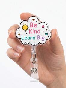 1pc Custom Teacher Name Badge Reel & ID Card Holder Set,Staff Luggage Tag Combo,Teacher Appreciation Gift,Back To School,School ID Accessory Gift - Multicolor - View 15