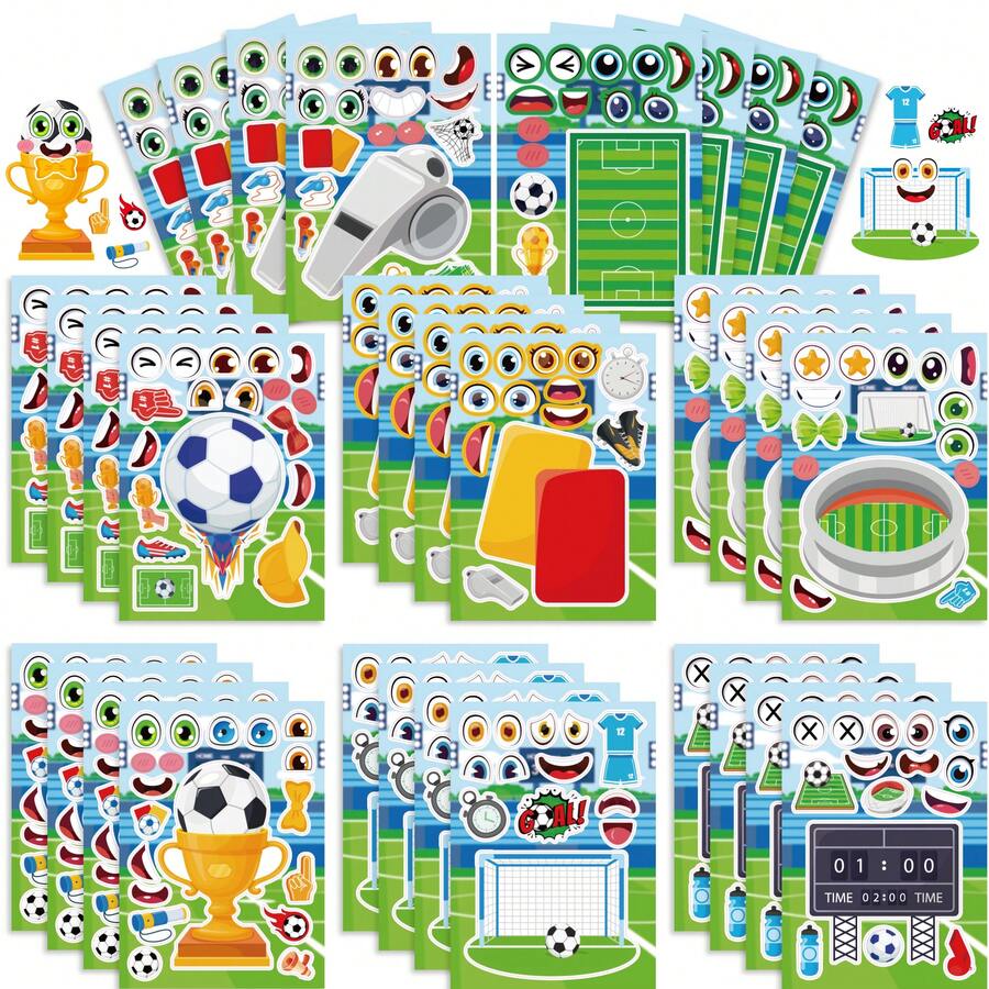 1 Set Mixed Color One Size Paper Children 3D/DIY Stickers - Mixed Color - View 1